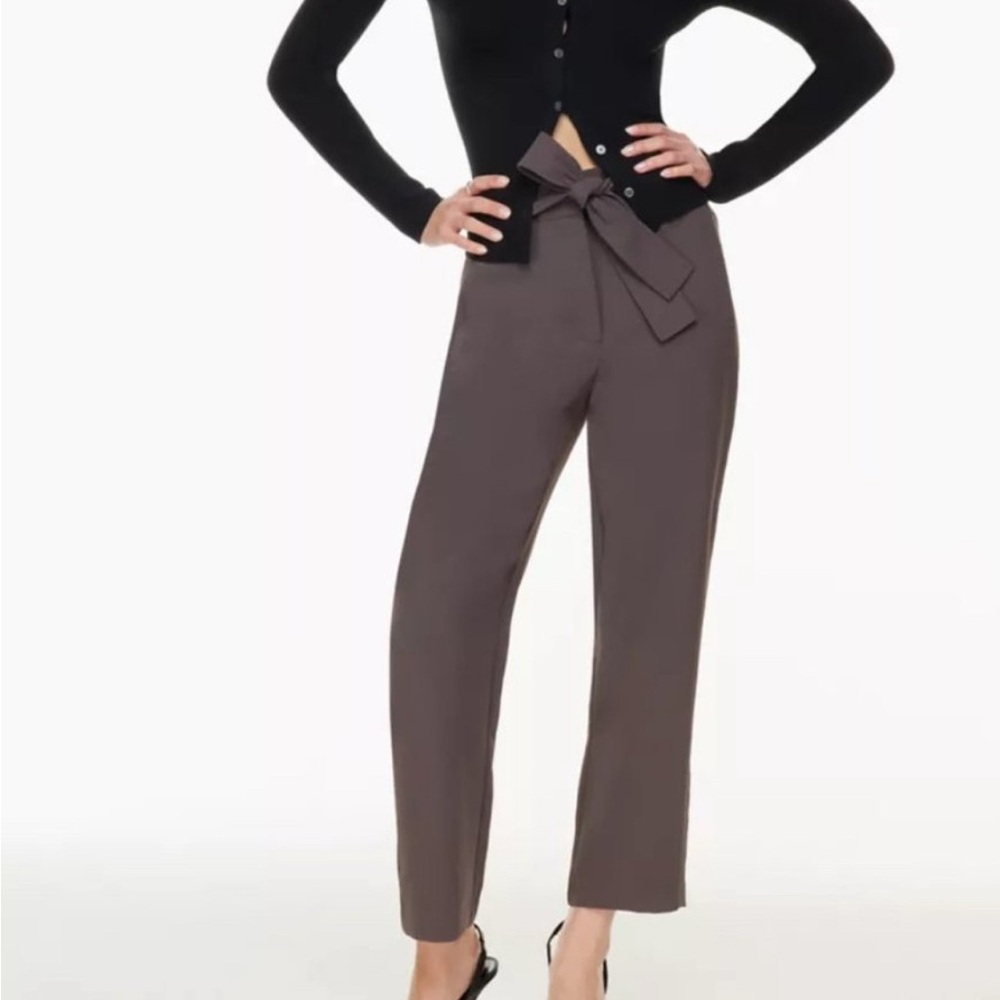 Wilfred Charcoal Cropped Pants